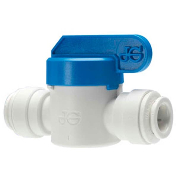 John Guest Valve, 3/8'' Tube Size, White, 10 PK PPSV041212W - main